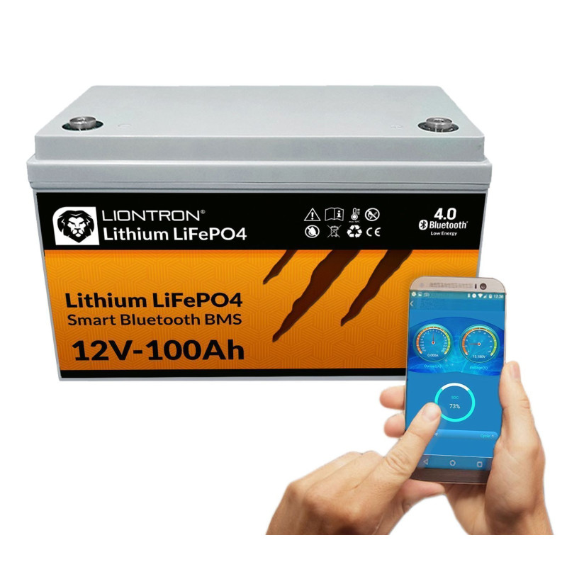 Baterie solara Lithium 12V 100Ah / 1280Wh LiFePO4 Baterie solara Lithium 12V 100Ah / 1280Wh LiFePO4