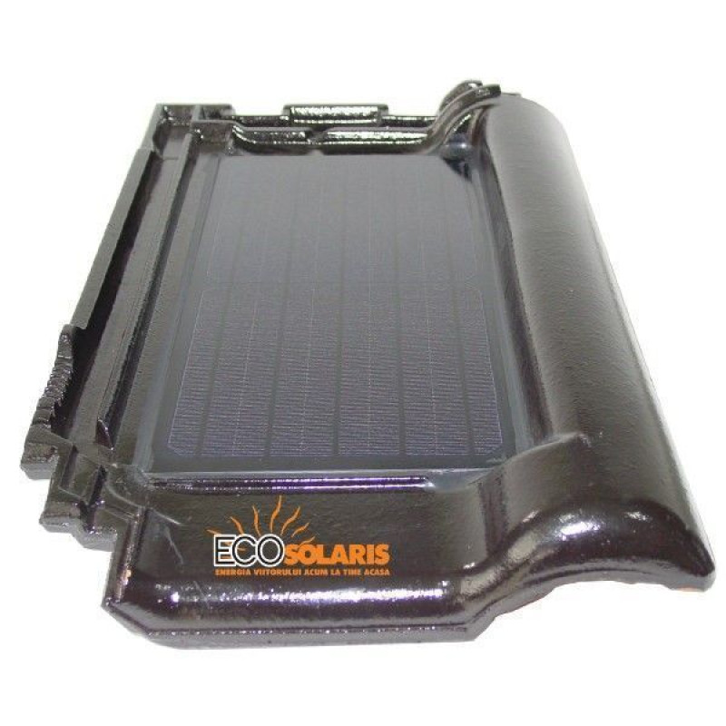 Tigla ceramica cu celule fotovoltaice putere 9W / tigla Tigla ceramica cu celule fotovoltaice putere 9W / tigla