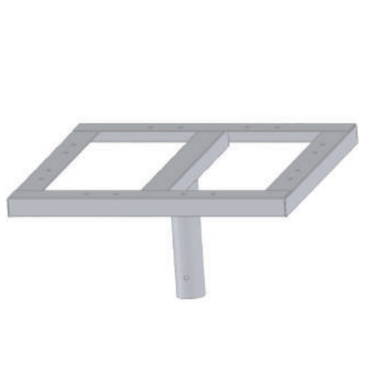 Brat pentru proiectoare 2x50 cm Brat pentru proiectoare 2x50 cm