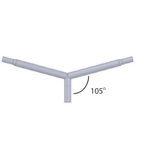 Brat pentru Stalp 2x100 cm diametru 60