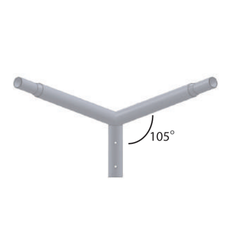 Brat pentru Stalp 4x50 cm diametru 60 Brat pentru Stalp 4x50 cm diametru 60