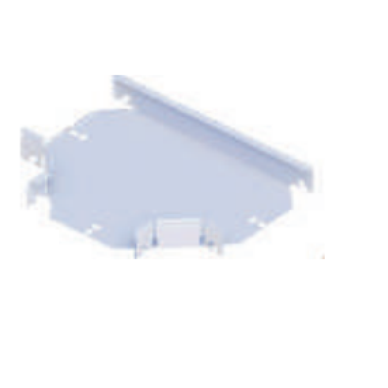 T orizontal pentru jgheab metalic 100x50mm T orizontal pentru jgheab metalic 100x50mm