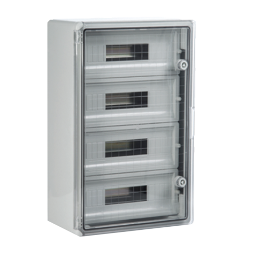 Panou Electric cu usa transparenta din Policarbonat  40x60x20 15x4 sigurante