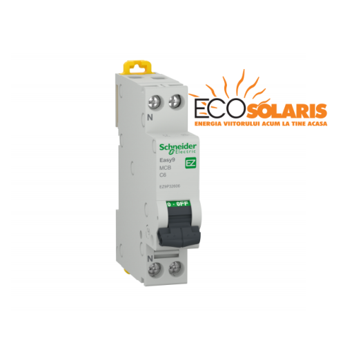 Intrerupator automat modular Schneider Electric 1P+N 4500 C 32A