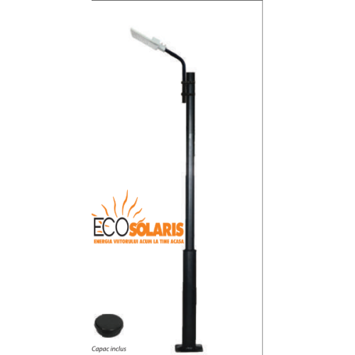 Stalp de iluminat cu brat 30W 3m 1L/D