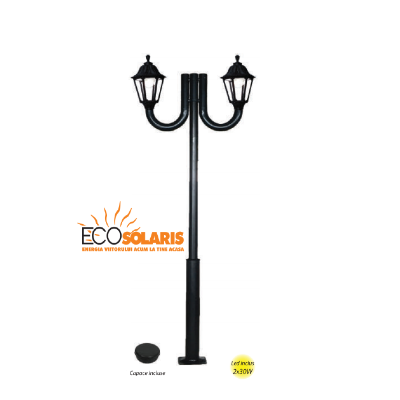 Stalp de iluminat Noemi 2x30W 4m Stalp de iluminat Noemi 2x30W 4m