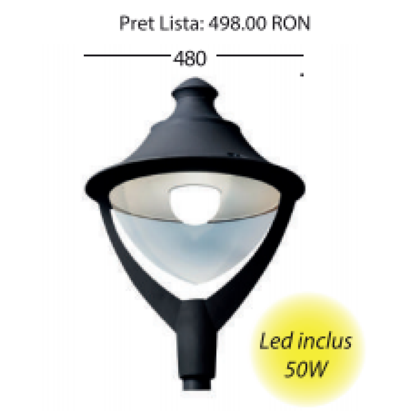 Corp de iluminat Beppe 400 50W Corp de iluminat Beppe 400 50W