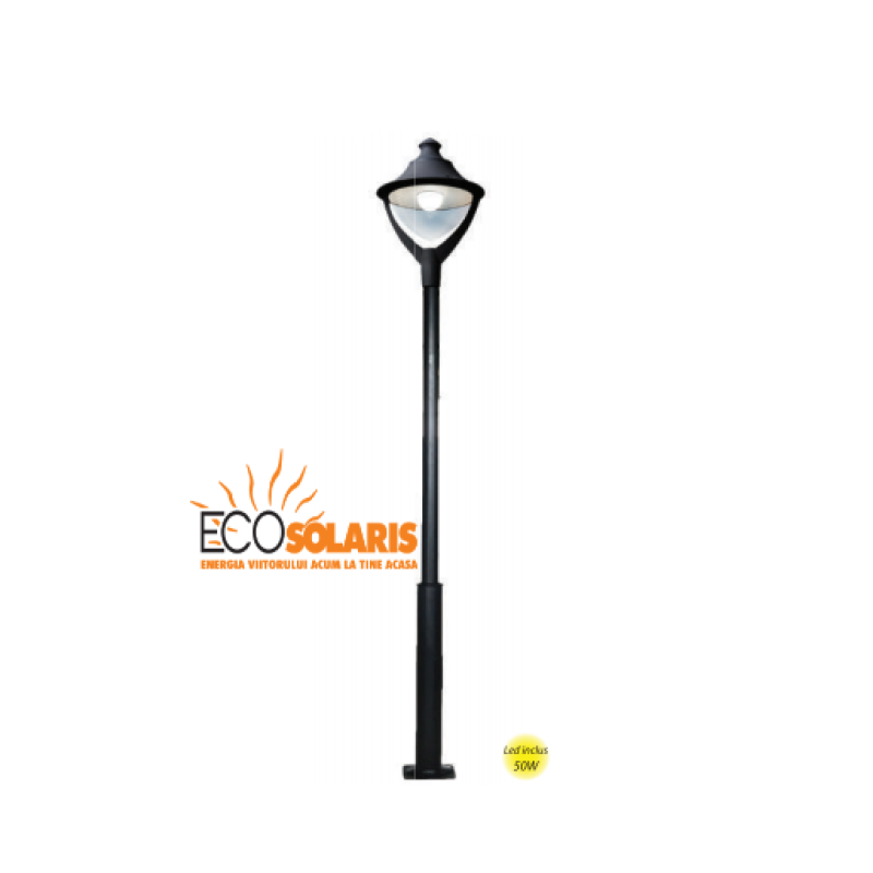 Stalp de iluminat Beppe 50W 3m Stalp de iluminat Beppe 50W 3m