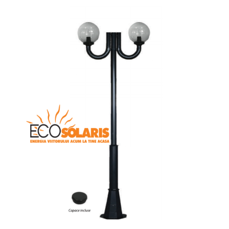 Stalp de iluminat decorativ 2J/Glob 300 4 m Stalp de iluminat decorativ 2J/Glob 300 4 m