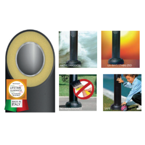 Stalp de iluminat 2J/ Glob 3 m Stalp de iluminat 2J/ Glob 3 m