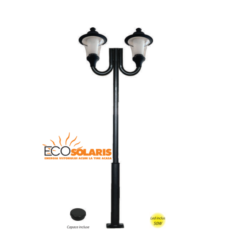 Stalp de iluminat 2J/Remo 50W 4 m Stalp de iluminat 2J/Remo 50W 4 m