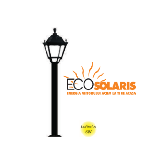 Stalp exterior decorativ Golia 1 m inaltime