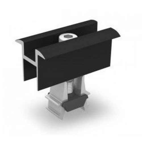 Clema universala panouri fotovoltaice mijloc K2 negru