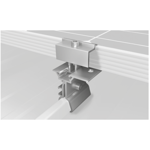 Sistem fixare panouri fotovoltaice k2 acoperis inclinat tabla faltuita