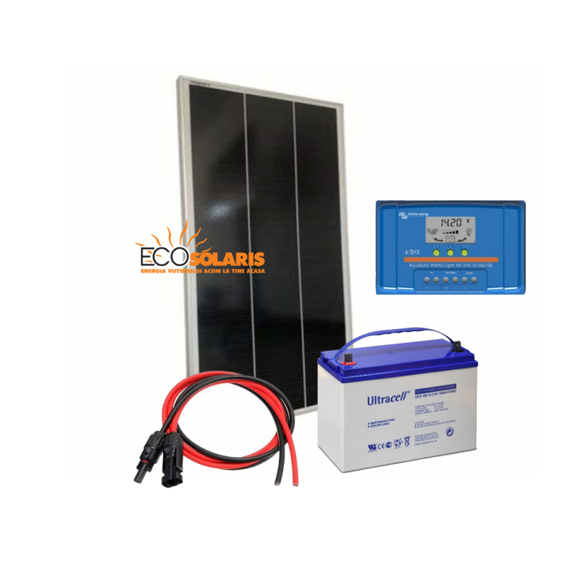 KIT Solar Camper 60Wp 12V PWM KIT Solar Camper 60Wp 12V PWM