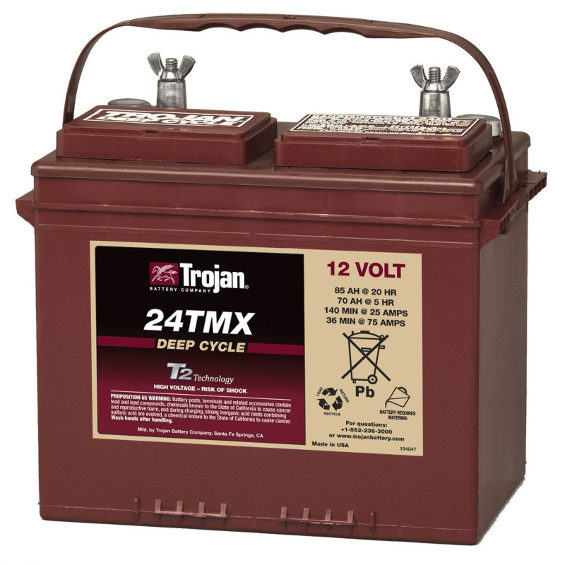 Baterie Trojan 24TMX 12V / 85A Deep Cycle Tehnologie T2 Baterie Trojan 24TMX 12V / 85A Deep Cycle Tehnologie T2