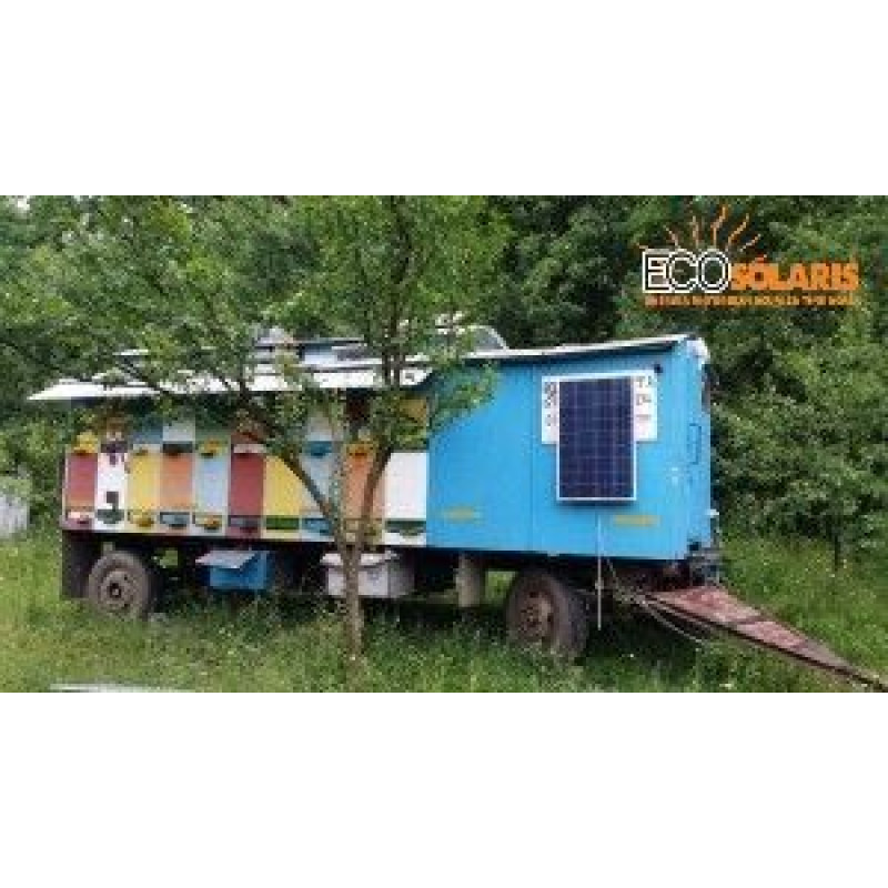 Sistem fotovoltaic apicol 250Wp 12V Off Grid / 1250Wh zi Sistem fotovoltaic apicol 250Wp 12V Off Grid / 1250Wh zi