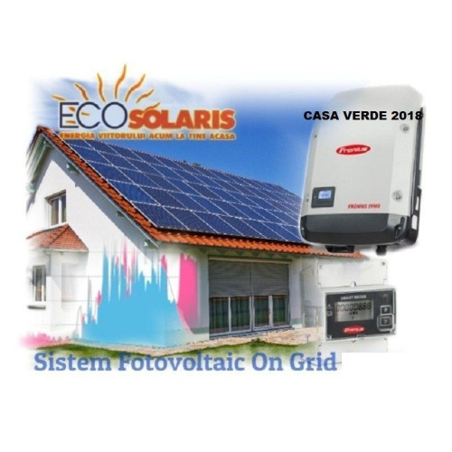 Pachet Fotovoltaic 3Kw Casa Verde Monofazic