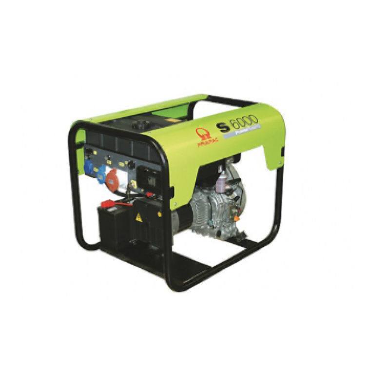 Generator curent electric (grup electrogen) Pramac S6000, motorizare Yanmar, 5.6 kVA, diesel, trifazat Generator curent electric (grup electrogen) Pramac S6000, motorizare Yanmar, 5.6 kVA, diesel, trifazat