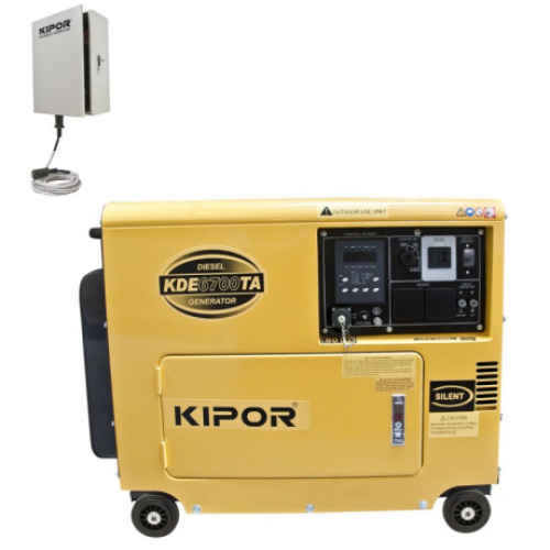 Generator Monofazat cu Automatizare KDE 6700 Kipor