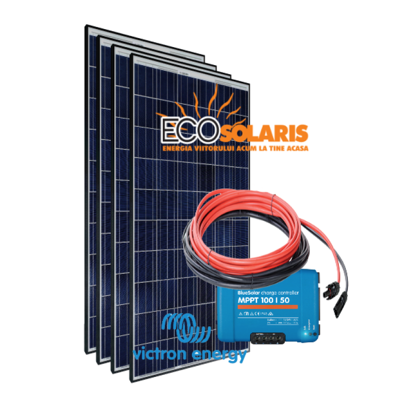 Set Panou fotovoltaic 24V 1kWp Policristalin - Controler solar MPPT Victron SmartSolar 100/50 Set Panou fotovoltaic 24V 1kWp Policristalin - Controler solar MPPT Victron SmartSolar 100/50