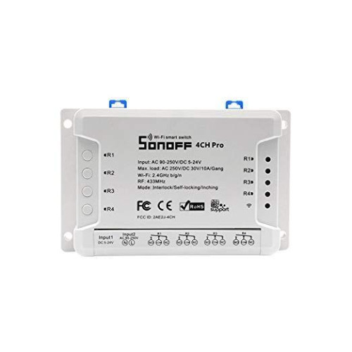 Sonoff 4CH - PRO R2 Intrerupator wireless cu 4 canale