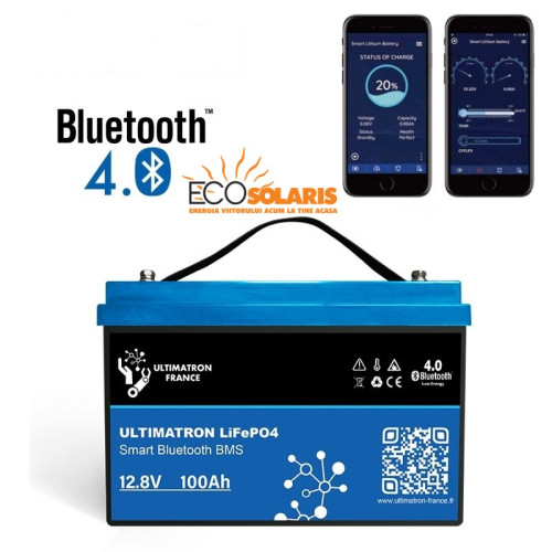 Baterie Lithium LiFePO4 ULTIMATRON 12V-100AH 