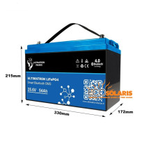 Baterie LiFePO4  Ultimatron 25.6V 54Ah 