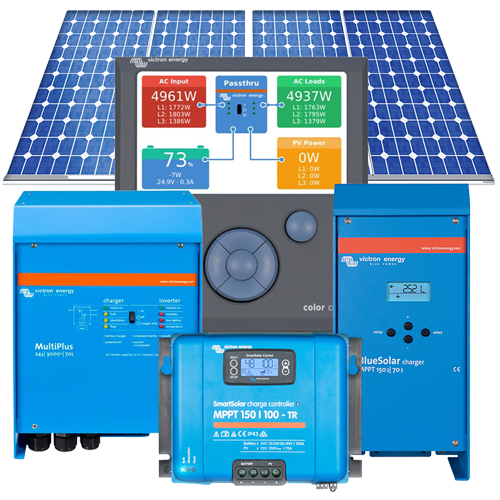 Sistem Fotovoltaic Victron Energy 24V 3000 Wp GEL