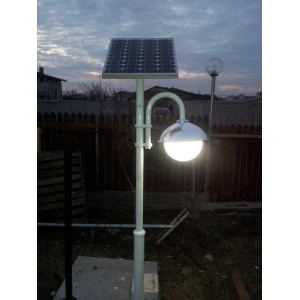 Stalp fotovoltaic cu lampa led 7w Stalp fotovoltaic cu lampa led 7w
