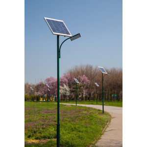 Stalp solar 3,5m cu lampa led 20W Stalp solar 3,5m cu lampa led 20W