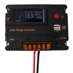 Controler Solar CMG2420 20A 12V LCD / USB Controler Solar CMG2420 20A 12V LCD / USB
