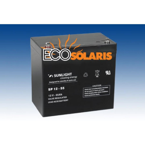 Baterie SunLight 12V 55Ah
