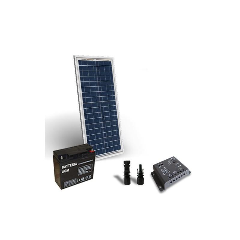 KIT SOLAR PRO 30W 12V PANOU SOLAR, CONTROLER 4A-PWM BATERIE 18A 12V KIT SOLAR PRO 30W 12V PANOU SOLAR, CONTROLER 4A-PWM BATERIE 18A 12V