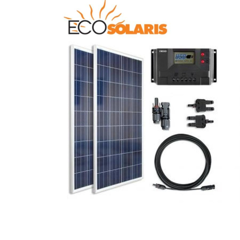 Kit fotovoltaic rulota 200W poli (1200W/zi) Kit fotovoltaic rulota 200W poli (1200W/zi)