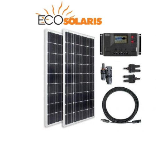 Kit fotovoltaic rulota 200W mono (1200W/zi)