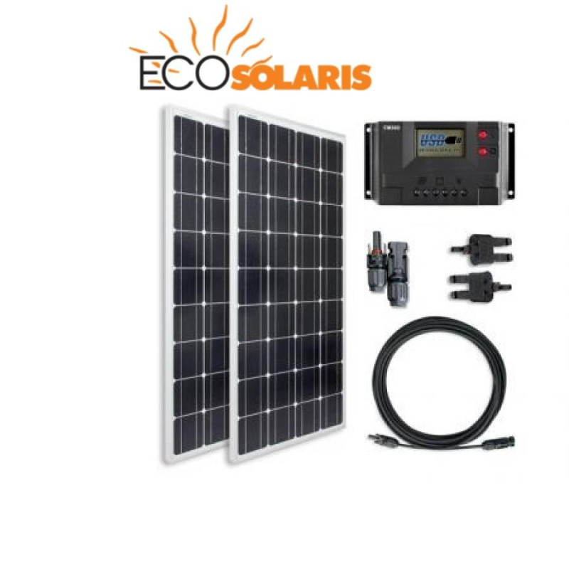 Kit fotovoltaic rulota 300W mono (1800W/zi) Kit fotovoltaic rulota 300W mono (1800W/zi)