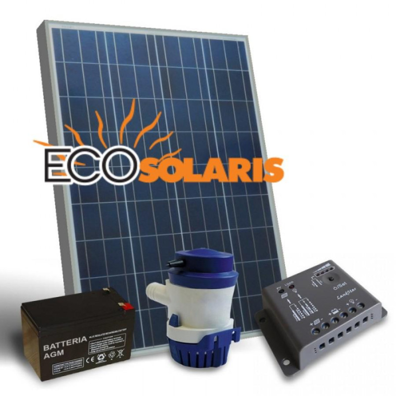 Kit solar fotovoltaic 12V pentru iaz Kit solar fotovoltaic 12V pentru iaz