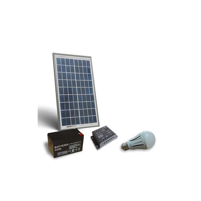 Kit solar fotovoltaic pentru iluminat interior LED 12V 10W Kit solar fotovoltaic pentru iluminat interior LED 12V 10W