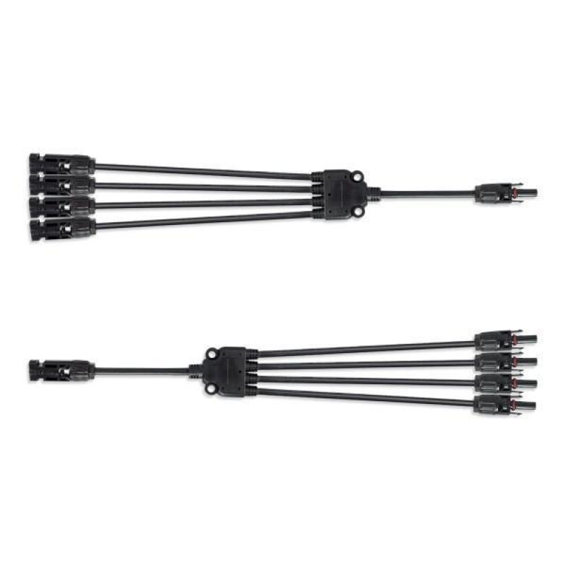 Pereche conector paralel pentru 4 panouri fotovoltaice MC4 4+1 Pereche conector paralel pentru 4 panouri fotovoltaice MC4 4+1