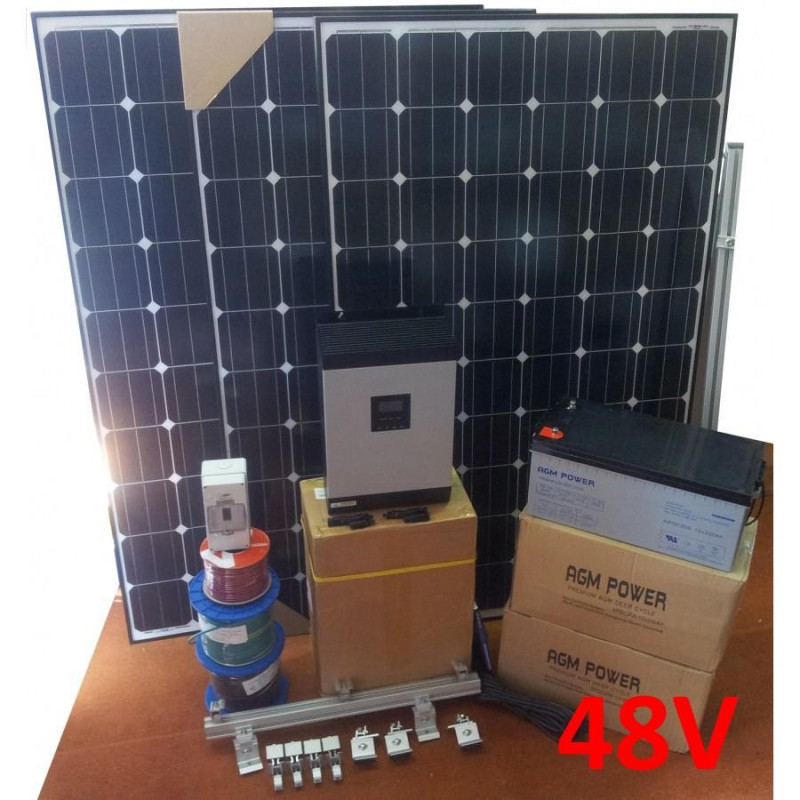 Sistem Solar Fotovoltaic Off-Grid Benq 5000Wp 48V 30Kw/zi Sistem Solar Fotovoltaic Off-Grid Benq 5000Wp 48V 30Kw/zi