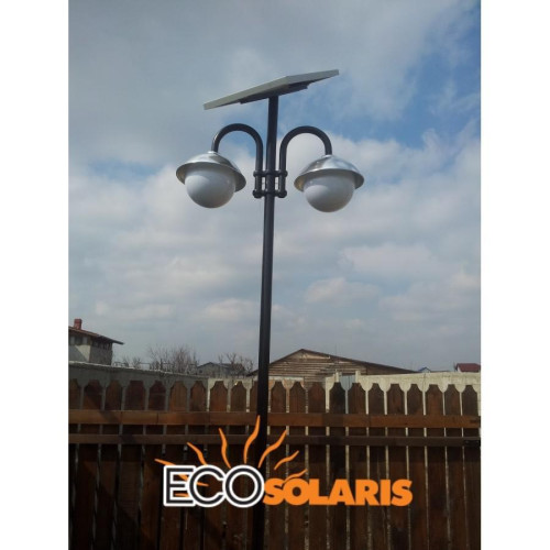 Stalp de iluminat solar 2x7w (independent)