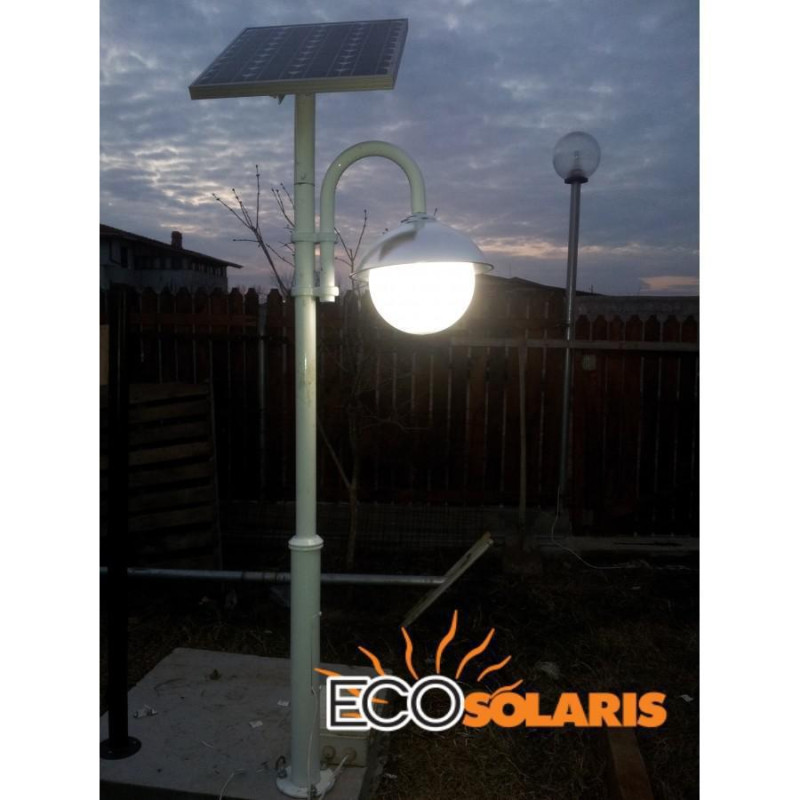 Stalp fotovoltaic cu lampa led 7w Stalp fotovoltaic cu lampa led 7w