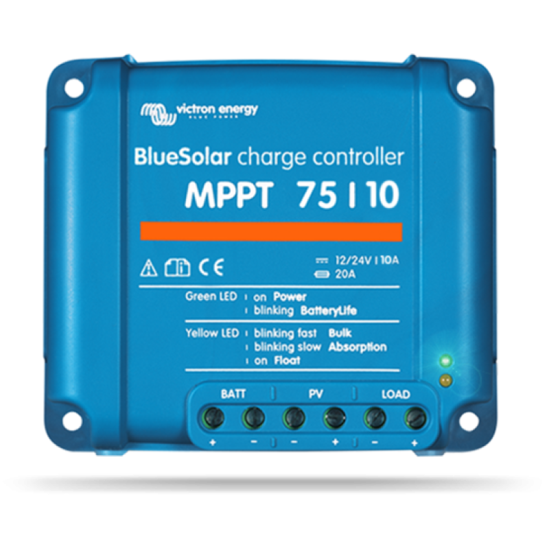 Victron BlueSolar MPPT 75/10 12/24V-10A Victron BlueSolar MPPT 75/10 12/24V-10A
