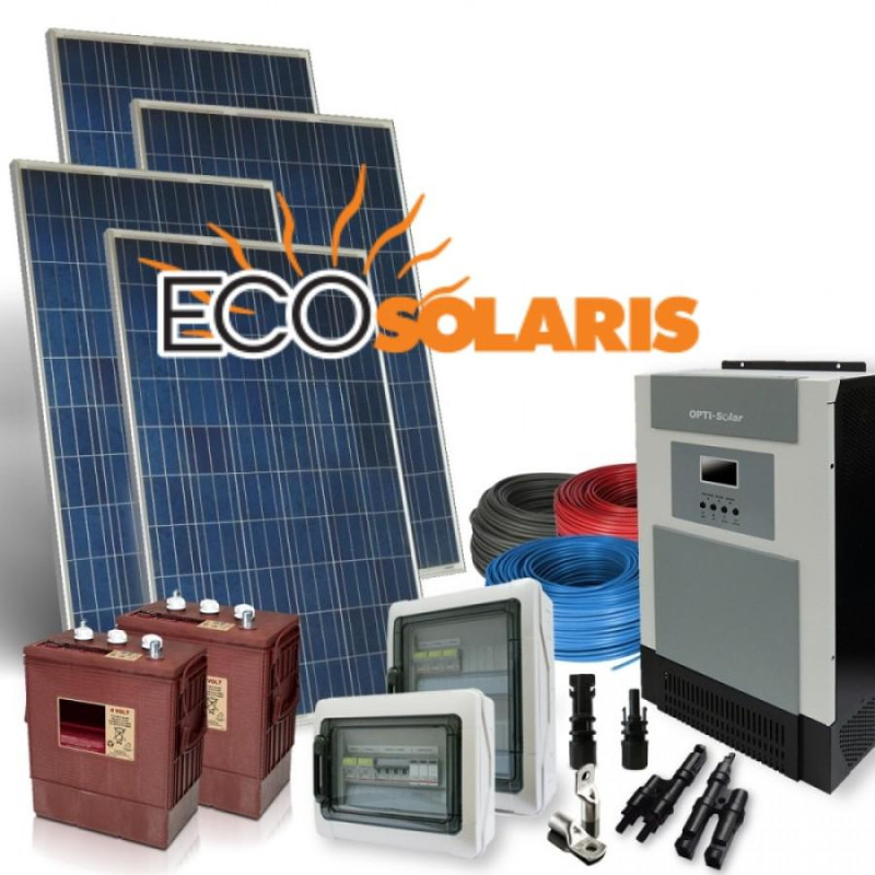 Kit solar fotovoltaic 520W/24V - 3.2 kWh/zi Kit solar fotovoltaic 520W/24V - 3.2 kWh/zi