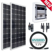 Sistem Hibrid Fotovoltaic Policristalin Lithium-Ion 200Wp 1kw/zi