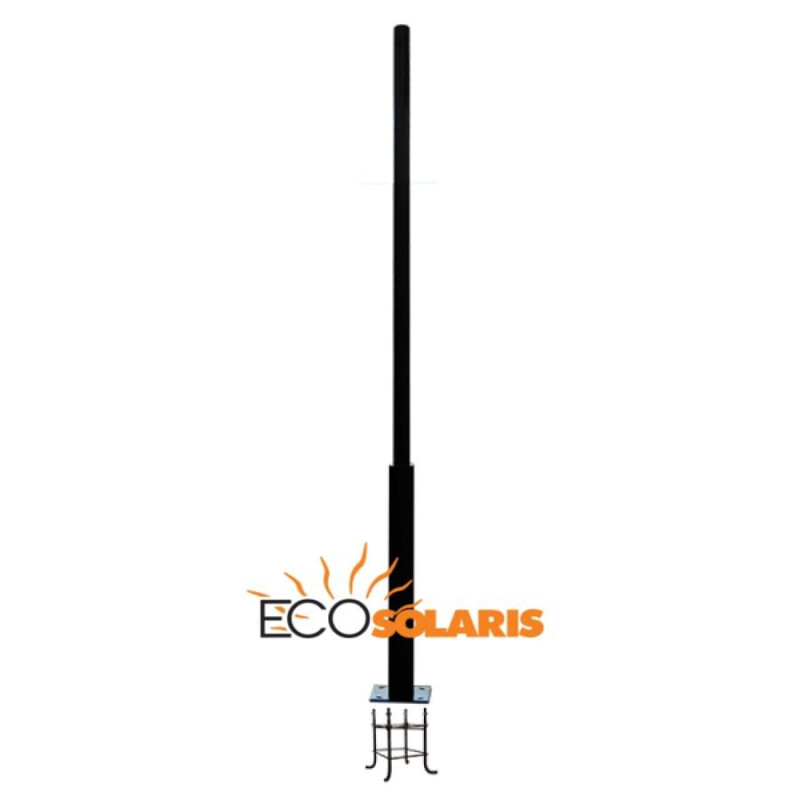 Stalp de iluminat metalic vopsit 4m Stalp de iluminat metalic vopsit 4m